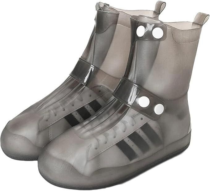 Waterproof Rain Shoe Covers with Secure Button Closure best silicon product