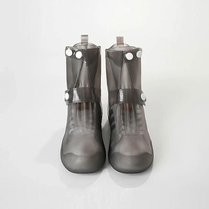 Waterproof Rain Shoe Covers with Secure Button Closure best silicon product